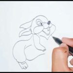 Cara menggambar kelinci yang lucu (How to draw a cute bunny)