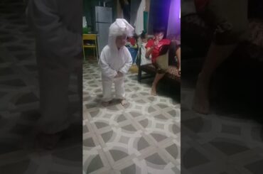 Ethan the cute big bunny 👯  hahahahaha...