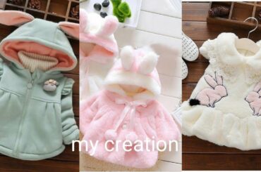 Baby bunny jacket dresses || boy girls goat || toddler cute baby addorable hooded bunny dress