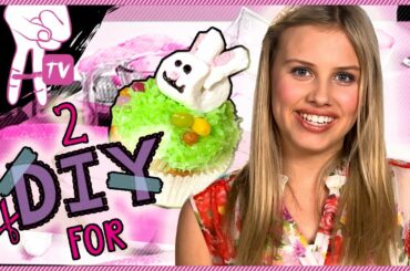 How to Decorate Cute Bunny Cupcakes for Easter - 2 DIY For Ep. 14