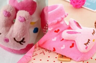 Cute Newborn Lovely Baby Girl Boy Anti-slip Socks Cartoon Animal Socks 0-12 Months