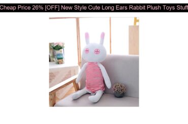 √ Best Discount 26% [OFF] New Style Cute Long Ears Rabbit Plush Toys Stuffed Animal Soft Plush Doll
