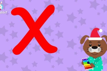 X Is For Xylophone | Alphabet | Upper Case | Animated Video | English | Ria Rabbit