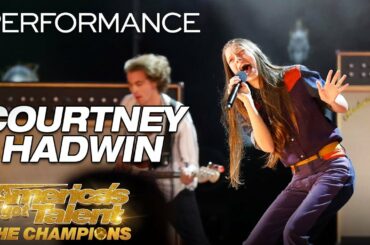 Courtney Hadwin: Teen Rock Star Slays "Pretty Little Thing" - America's Got Talent: The Champions