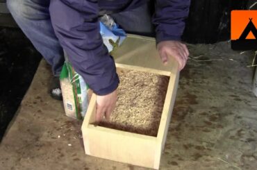 How to prepare a rabbit nest box