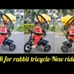 R for rabbit tricycle tiny toes ||13 month baby new ride ||Ride with grandmaa