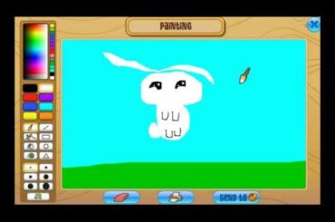 animal jam how to draw a cute bunny (VERY old)