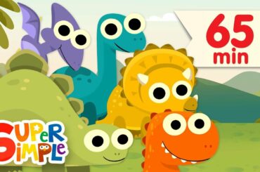 10 Little Dinosaurs + More | Kids Songs | Super Simple Songs