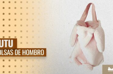 10 Mejores Tutu Bolsas De Hombro 2018: Women's Cute Rabbit Plush Handbag Shoulder Bag