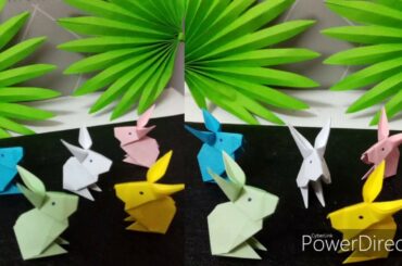 Cute and Easy Paper Rabbits/Origami Paper Rabbits Tutorial /Pinay Handcraft