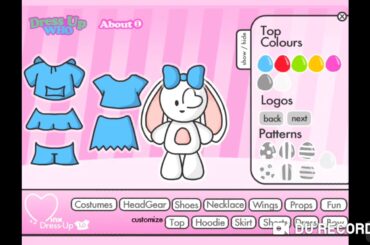 Gameplay of cute rabbit dress up.