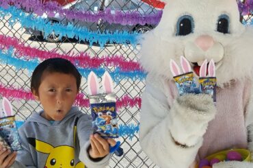 We BATTLE The EASTER BUNNY! HUNT For LEGENDARY BOOSTER BUNNIES! BEST POKEMON DAY EVER! HAPPY EASTER!