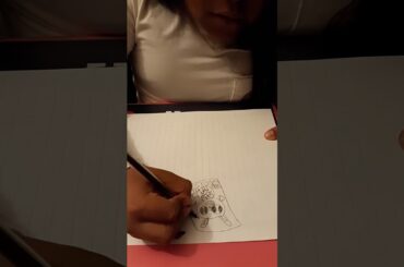 I am drawing a cute bunny