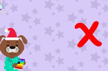 x Is For xylophone | Alphabet | Lower Case | Animated Video | English | Ria Rabbit