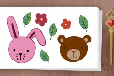 How to draw: Cute Bunny & Bear