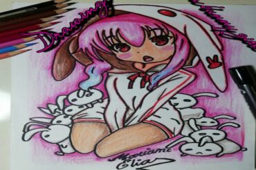 ★Learn How to Draw a Cute & Easy★ [bunny girl]