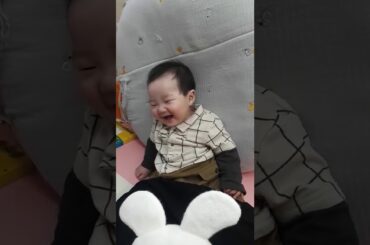토끼가 재밌어요 /  rabbit is funny [cutest baby  Vlog]