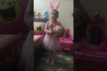 Show and Tell Competition. Little Aradhyas as cute little Rabbit.