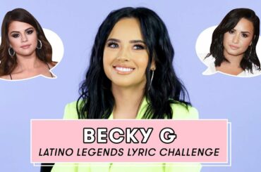 Becky G Sings Bad Bunny, Shakira, and More | Lyric Challenge