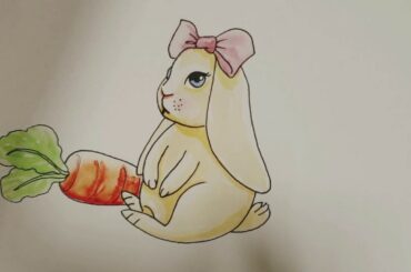 Cute Drawing - Little Bunny