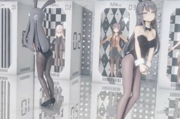 #MMD# silent sister school ♀Become a bunny, Too Cute！！！【 桜島麻衣】