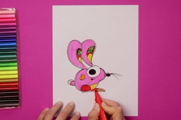 How to draw Patchwork Pals Bunny / Rabbit