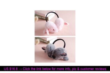 ❄️ Winter Autumn Warm Faux Fur Ear Muffs Cute Cat Ear Earflap Rabbit Fur Earmuff for girls Ladies P