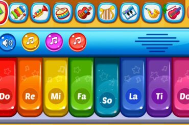Baby music happy: play piano with cute music - game for kids