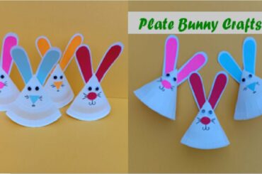 How to Make Cute Plate Bunny Crafts /Crafts Ideas