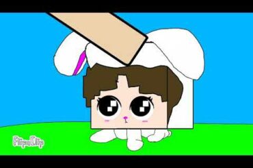 Herobrine turn me into baby easter bunny till 2 weeks (Cute Easter video)