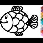 Drawing Ideas for Kids Sea Animals - How to Draw Sea Animales | HD Arts