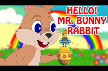 Animated Nursery Rhyme in English | Hello! Mr. Bunny Rabbit