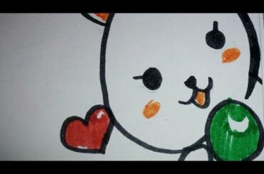 Cute rabbit😍easy sketch😊