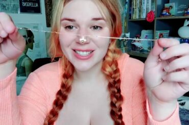 Cute Bunny trying on clothes