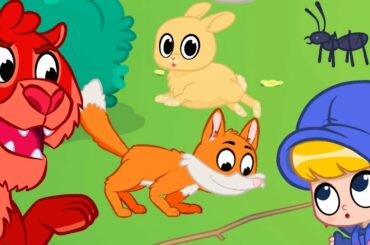 Learn forrest animals with Morphle! Educational Animation For Kids and Babies