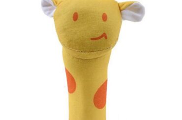 hilittlekids 2019 Cute Baby Animal Pattern Cartoon Hand Bell Ring Rattles Kid Plush Soft Baby Toys