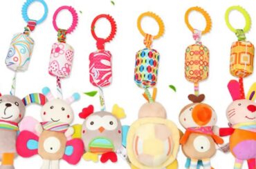 Rattle Toys For Baby Cute Puppy Bee Stroller Toy Rattles Mobile For Baby Trolley 0-12 Months Infa...