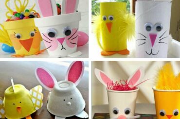 Easter Kids Crafts Ideas - Easter Bunny Crafts for Kids - Easter Chick Crafts for Kids