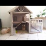 Cute indoor bunny hutch / house