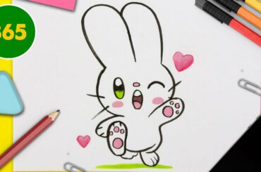 HOW TO DRAW A CUTE Rabbit KAWAII