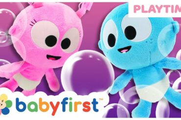Playtime w Soap Bubbles & Balloons | Toddler Learning Video w GooGoo GaGa | Baby Shows | Baby First