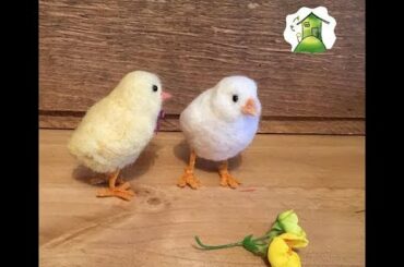 CUTE NEEDLE FELT BABY EASTER CHICKS - THE WISHING SHED