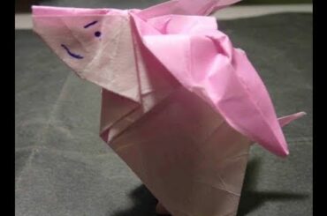 How to make 3D Cute Bunny Rabbit Origami ウサギ折り紙折り方 Conejo Królik 兔 Kaninchen