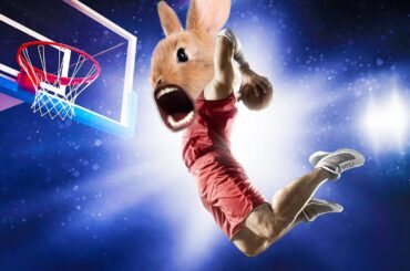 BUNNY BASKETBALL | Super Bunny Man w/ Jack, Bob, Wade