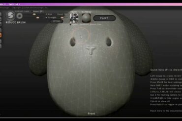 Sculptris cute rabbit sculpting time-lapse