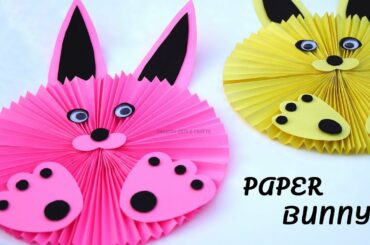 DIY Paper Bunny 🐰 Paper Rabbit Tutorial 🖍 Easy Crafts for School Projects