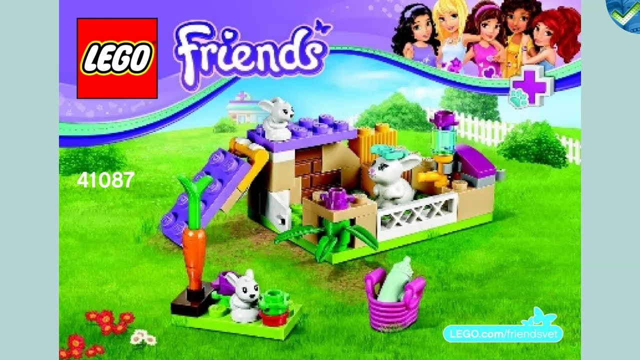 41087 Bunny & Babies LEGO® Friends Manual at the Brickmanuals Instruction Archive