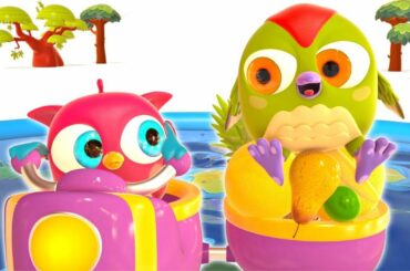 Kids Learn Fruit with Hop Hop the Owl: Educational Cartoons for Babies