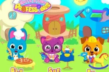 Cute & Tiny Professions - Tailor, Chef & Craftsman - Cute & Tiny Baby Games