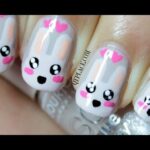 Cute Bunny nail art